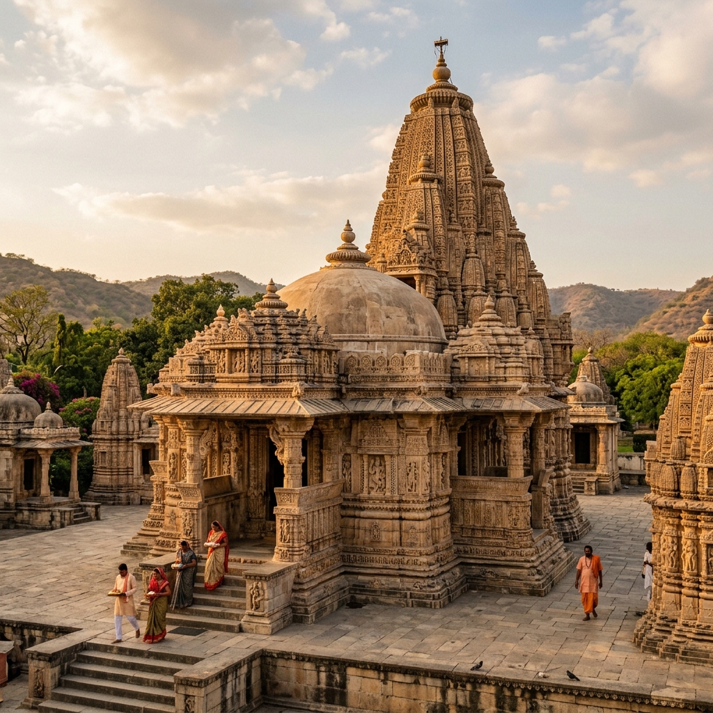 Eklingji Temple heritage tour near Udaipur