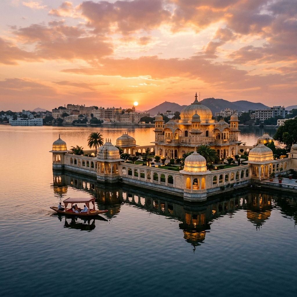 Jag Mandir island palace Udaipur tour