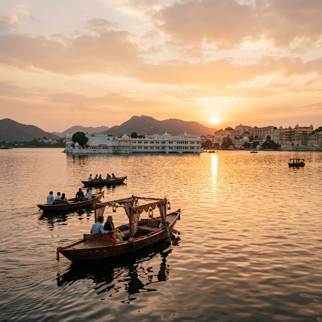 Lake Pichola boat ride Udaipur tour guide
