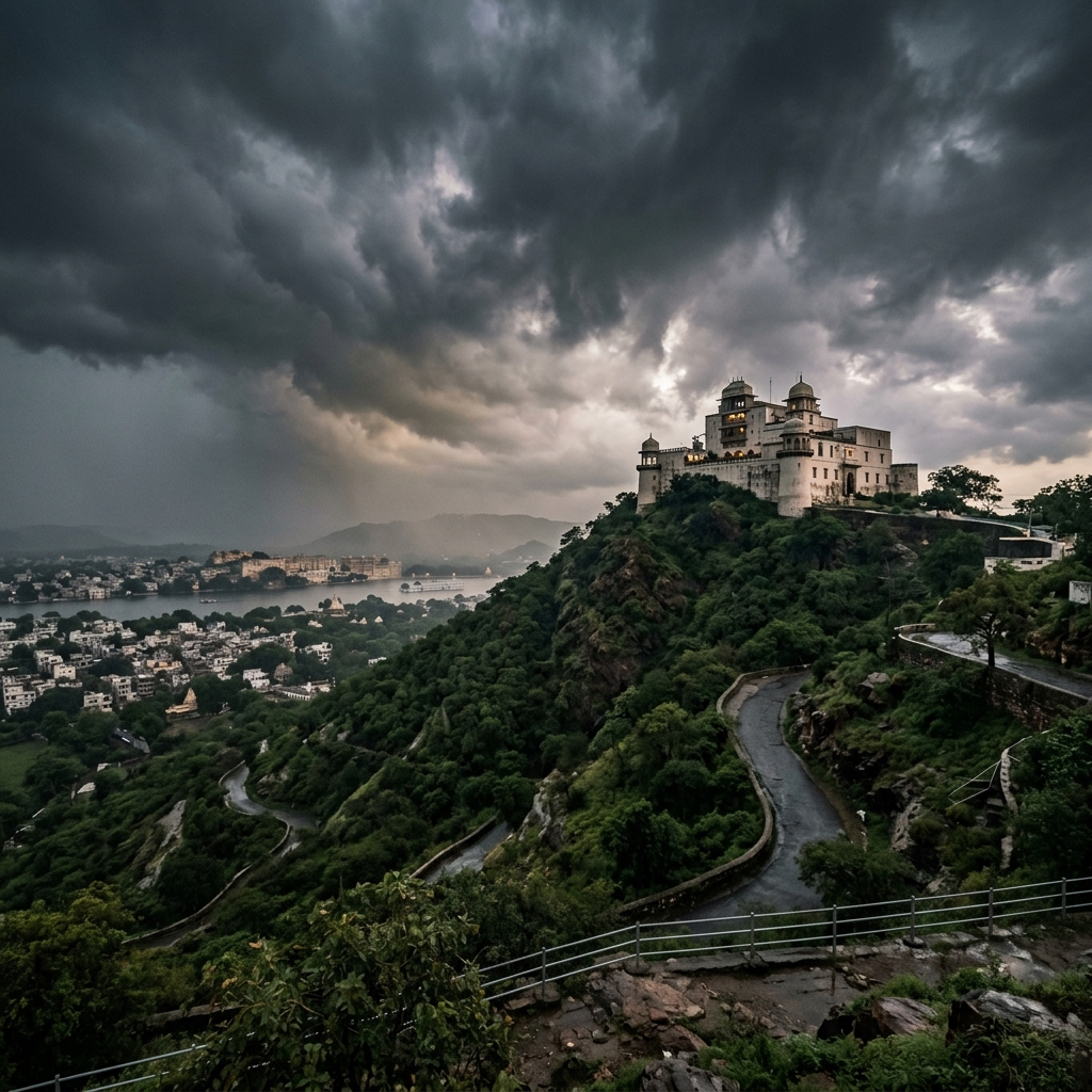Sajjangarh Monsoon Palace Udaipur sightseeing
